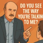 Therapist discussing perception and communication patterns in relationships and mental health