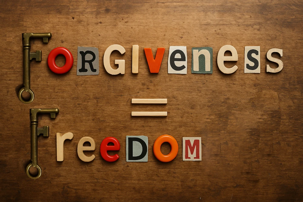 Forgiveness leads to emotional freedom and healing in mental health and personal growth