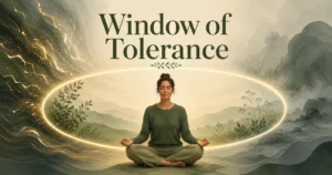 Window of tolerance therapy helps regulate the nervous system between hyperarousal and hypoarousal