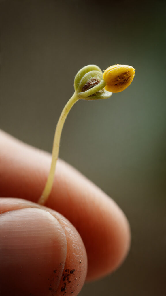 a mustard seed small yet turns into