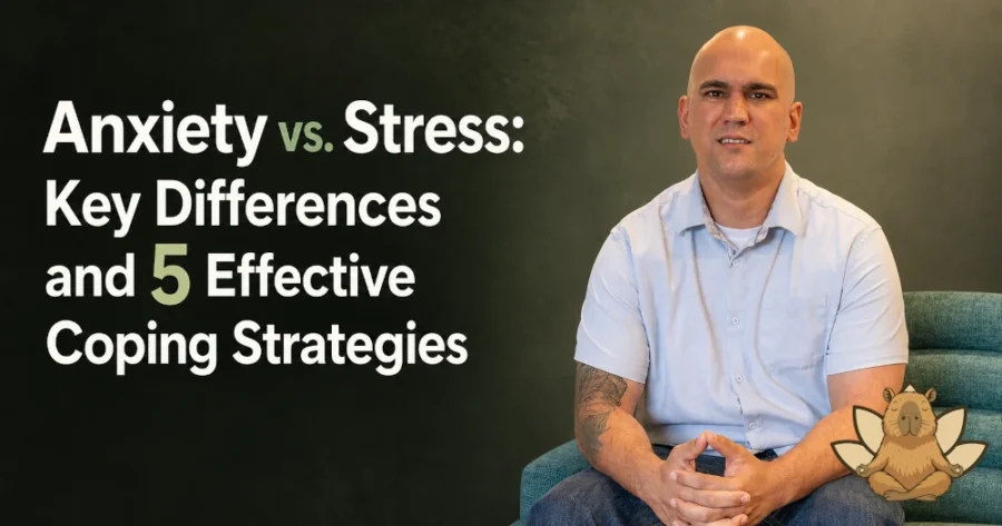 anxiety vs stress differences therapy Tampa therapist