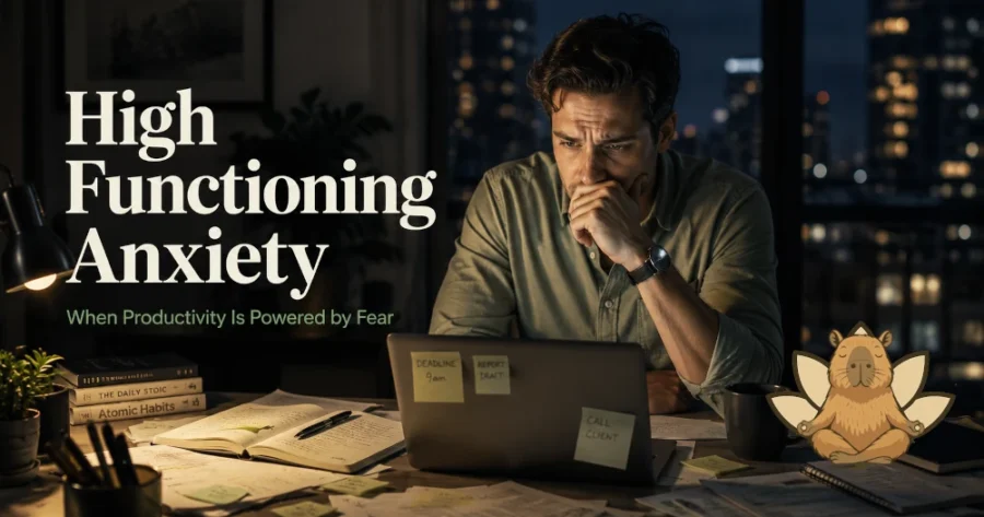 When high functioning anxiety disguises its as productivity